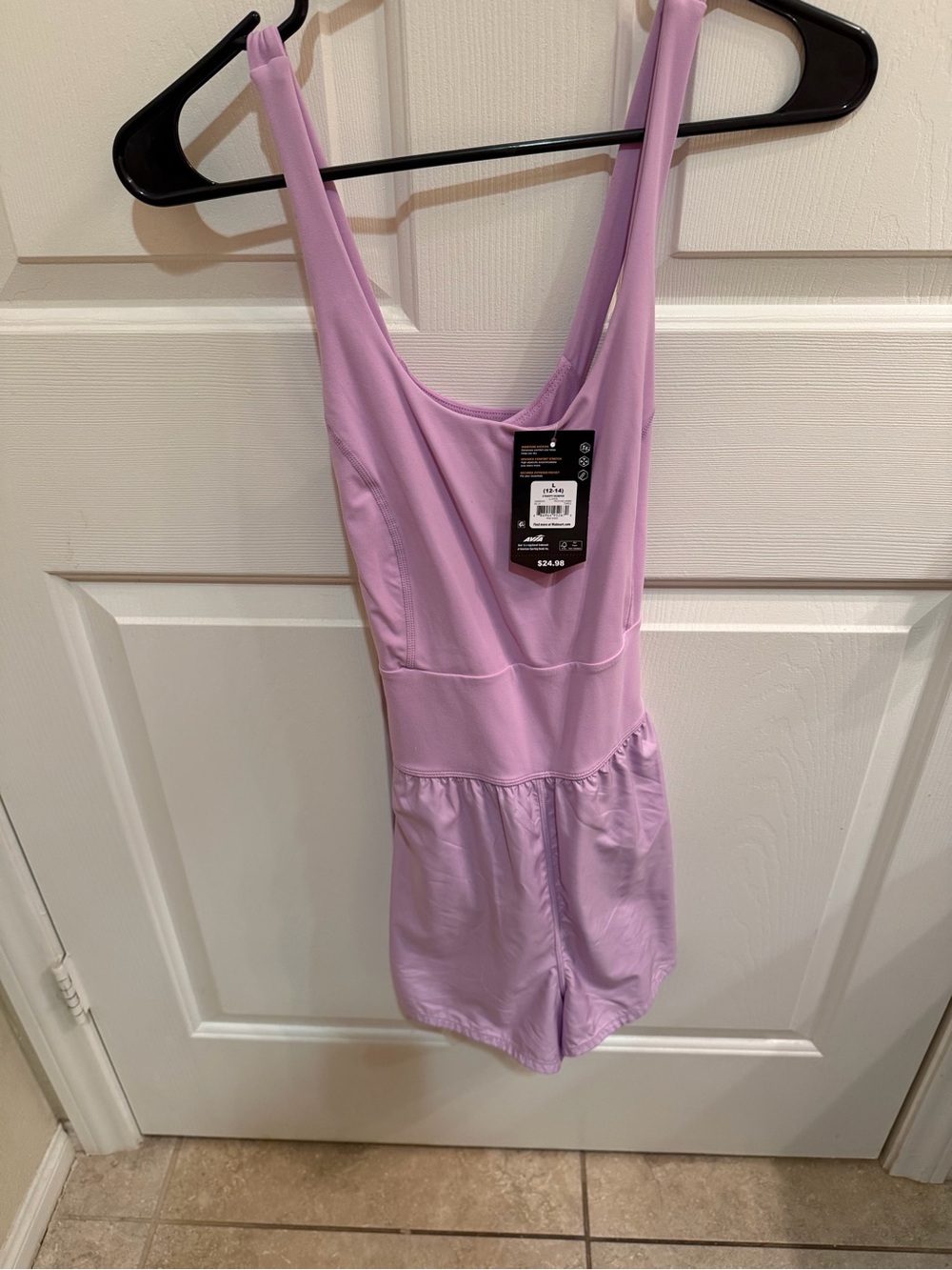 Avia Lavender Tank Romper Jumpsuit